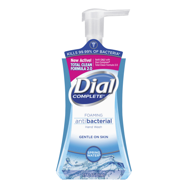 Dial complete antibacterial clearance foaming hand wash refill