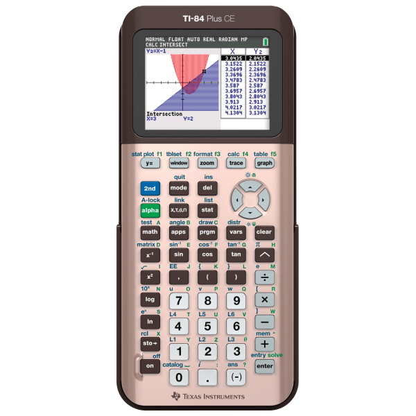 Texas Instruments® TI-84 Plus CE Color Graphing Calculator