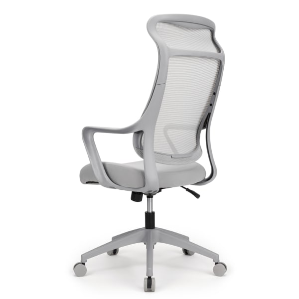 Realspace Lenzer Mesh High Back Task Chair Gray BIFMA Compliant