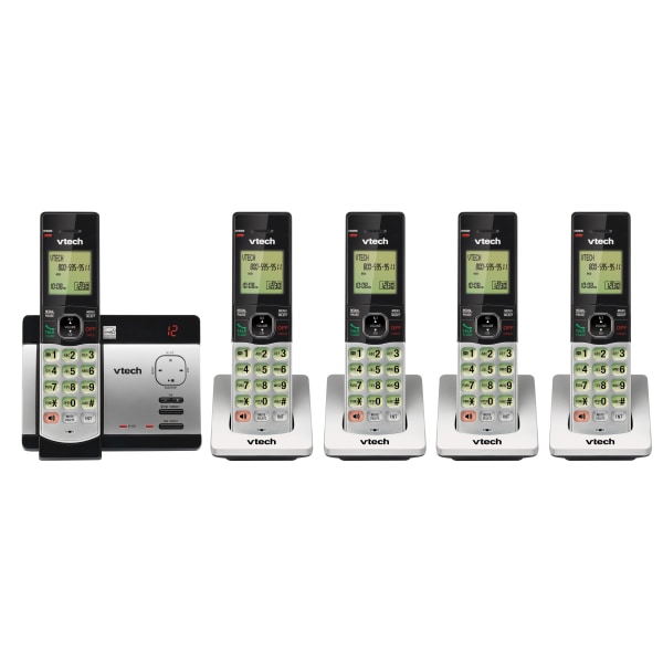VTech CS5129 5 5 Handset DECT 6.0 Cordless Phone System With