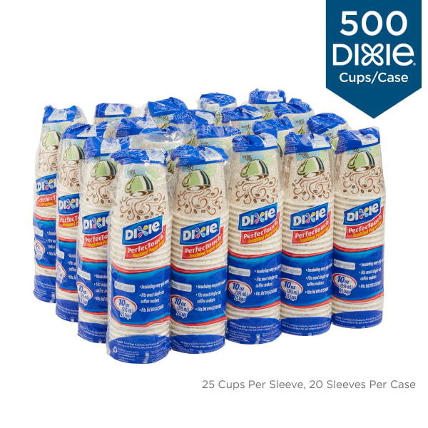 dixie perfectouch 12 oz. hot cups 500/case