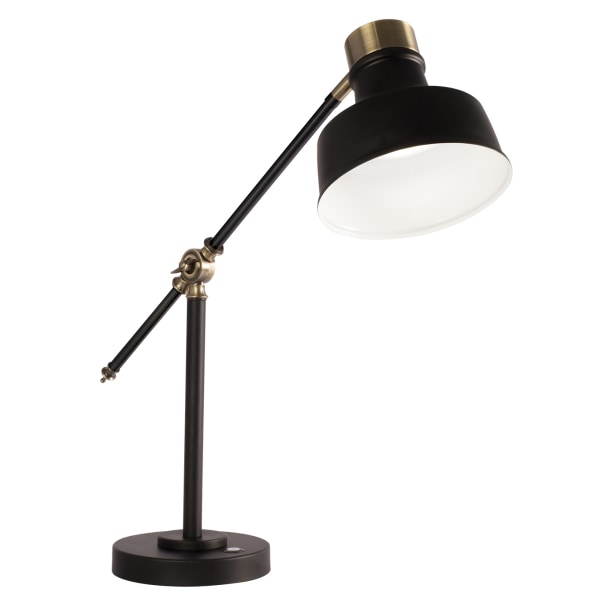 OttLite Balance LED Desk Lamp 18 H Black