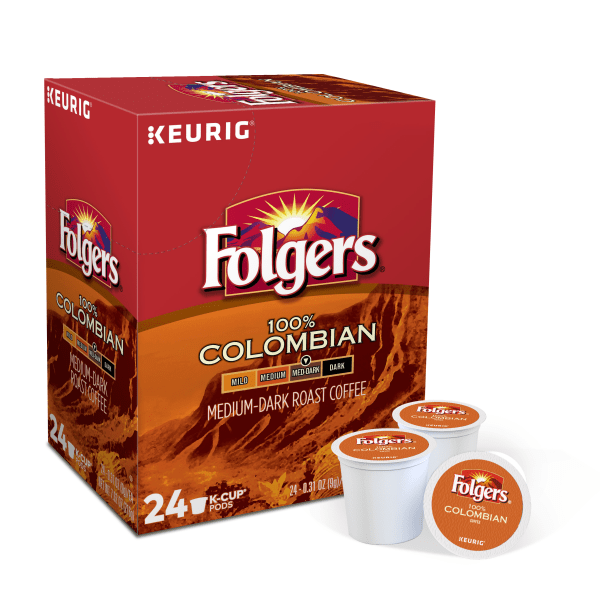 Folgers colombian top k cups