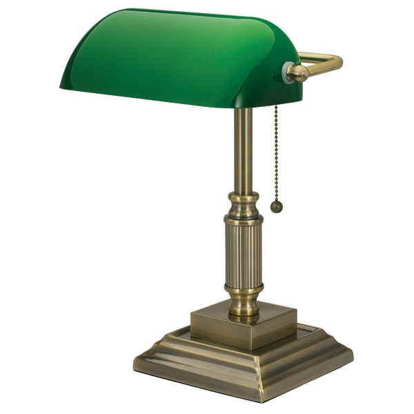 Realspace traditional shop banker's lamp