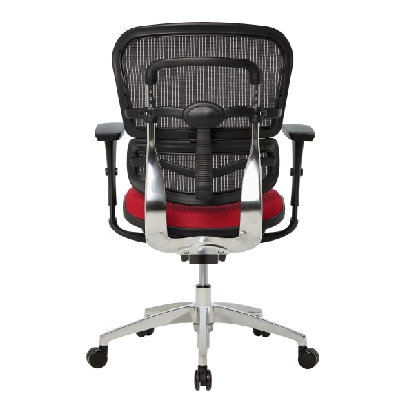 WorkPro 12000 Series Ergonomic Mesh Premium Fabric Mid Back Chair