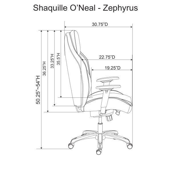 Shaq sales zephyrus chair