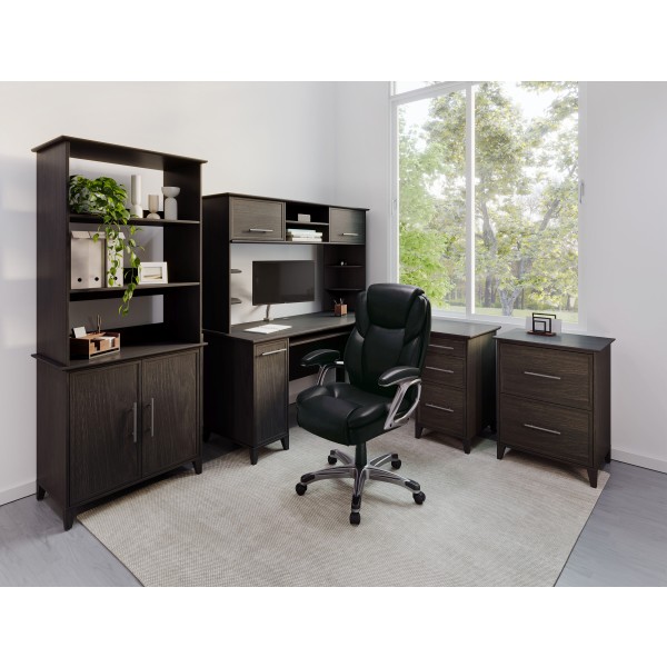 Realspace Cressfield Bonded Leather High Back Executive Chair