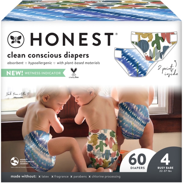 wetness indicator honest diapers