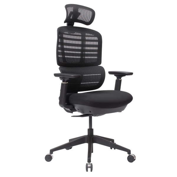 Ergonomic Mesh Office Chair with Synchro-Tilt, Pivot Adjustable