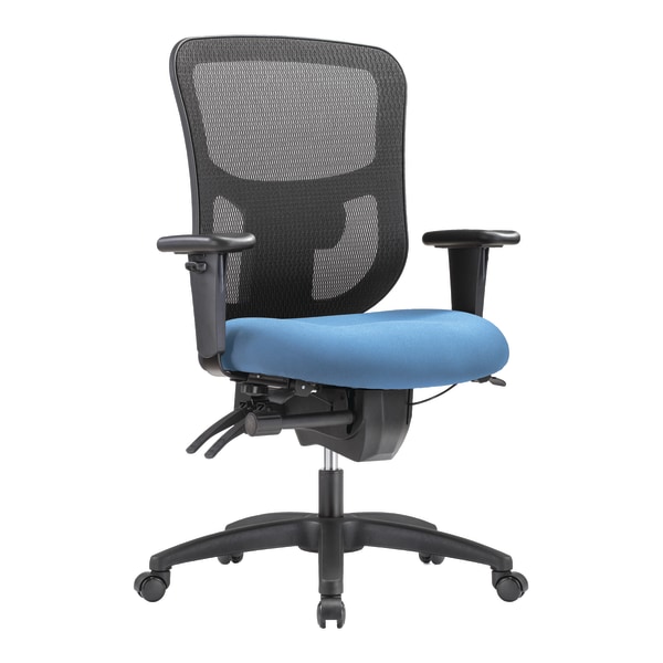 Sky blue office discount chair