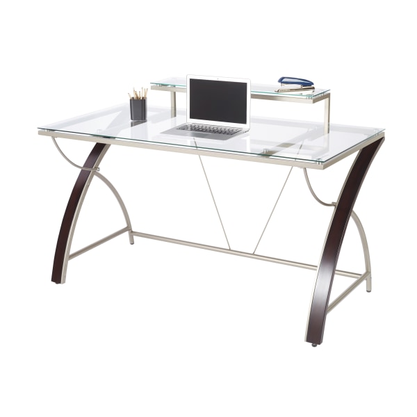 Realspace axley deals glass computer desk