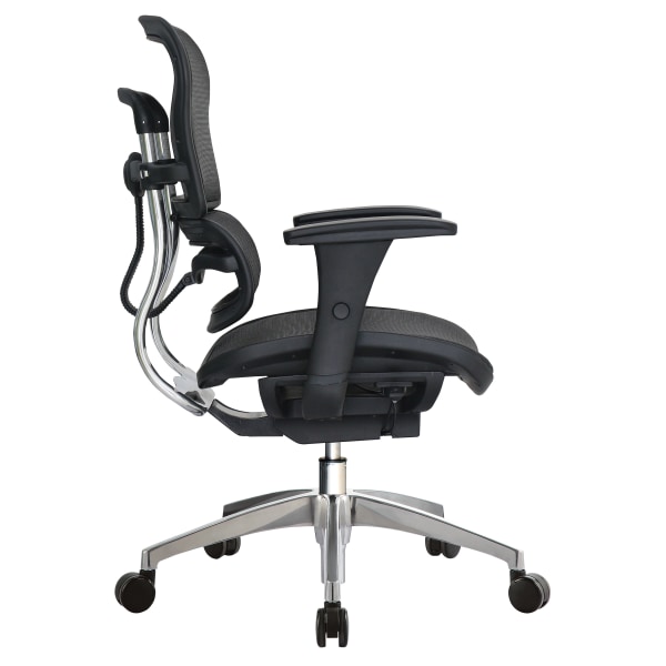 WorkPro 12000 Series Ergonomic Mesh Mesh Mid Back Chair Black