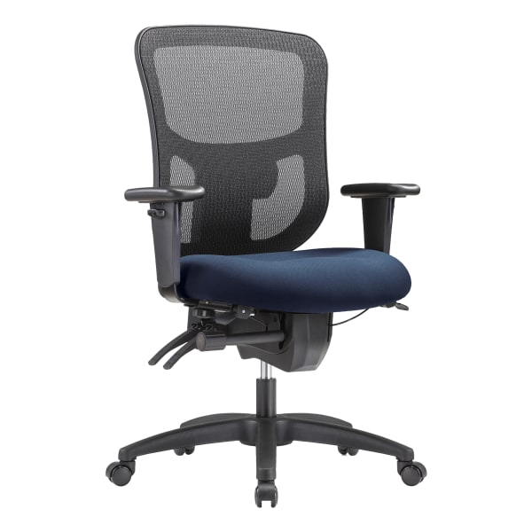 Realspace MFTC 200 Ergonomic Mesh Mid Back Task Chair Black