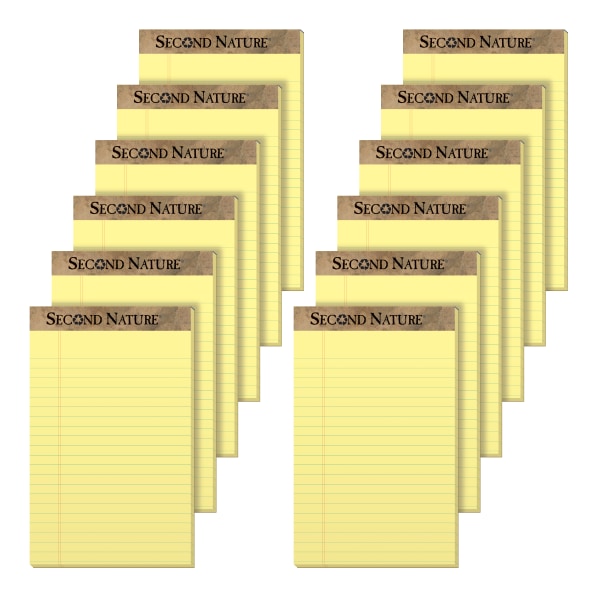 TOPS™ Second Nature® 30% Recycled Writing Pads - Zerbee