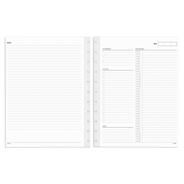 TUL® Discbound Refill Pages, Junior Size, Narrow Ruled, 50