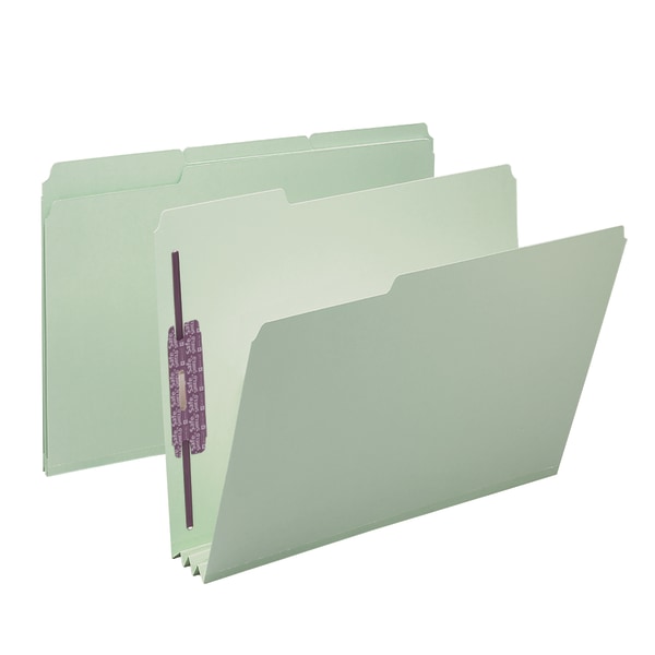 Smead Pressboard Fastener Folders With SafeSHIELD Coated