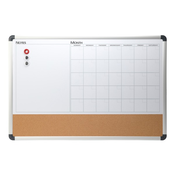 Whiteboard with cork sale board